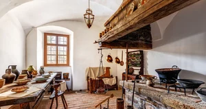 Inside, the monastery complex exudes its baroque beauty.