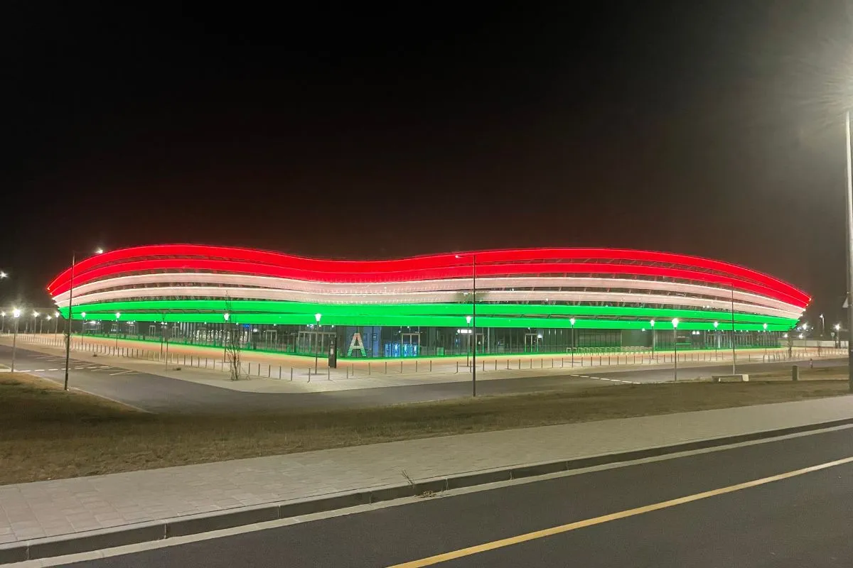 The Alba Arena is a multifunctional centre for events and culture with a total net area of 23,730 m².