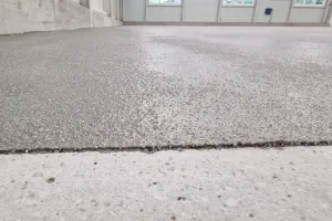 Finished floor coating with MC-DUR PowerCoat.