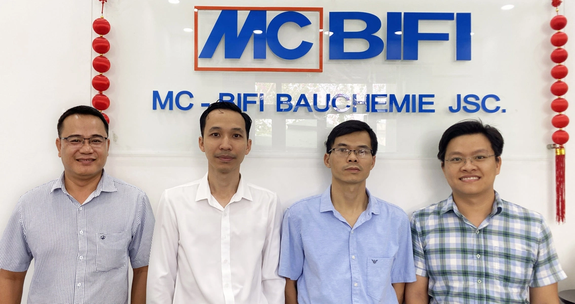 View of the MC-BIFI team that accompanied the project 