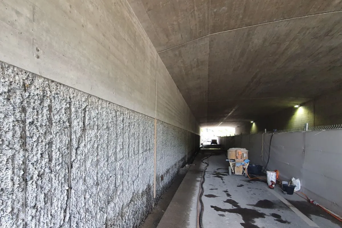 The substrate preparation work in full swing