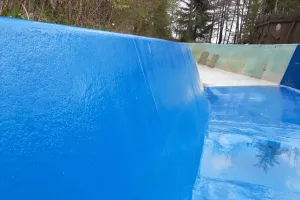 Refurbishment of the white-water flume