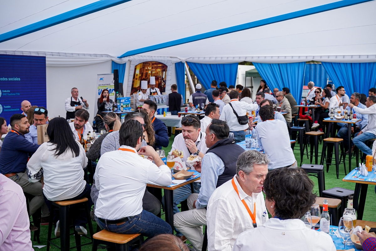 The guests enjoyed German meals and beer at the celebration.