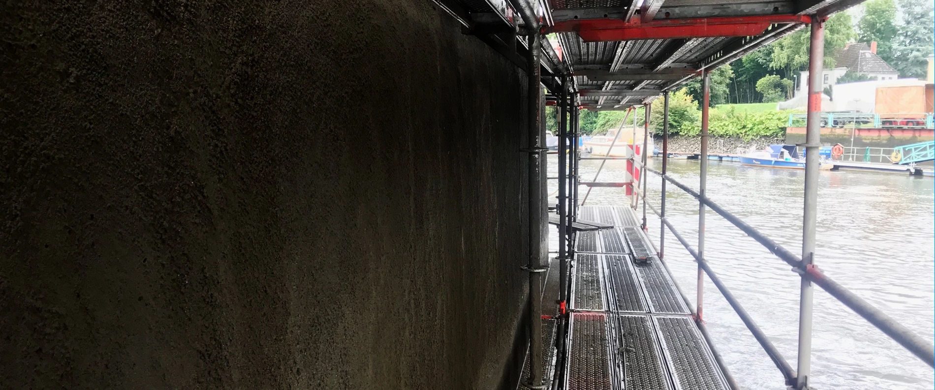 Repair of the Bremen-Burg railroad bridge