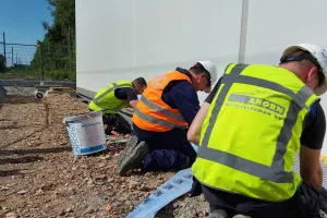 MC-Proof eco is applied to the switchgear substations